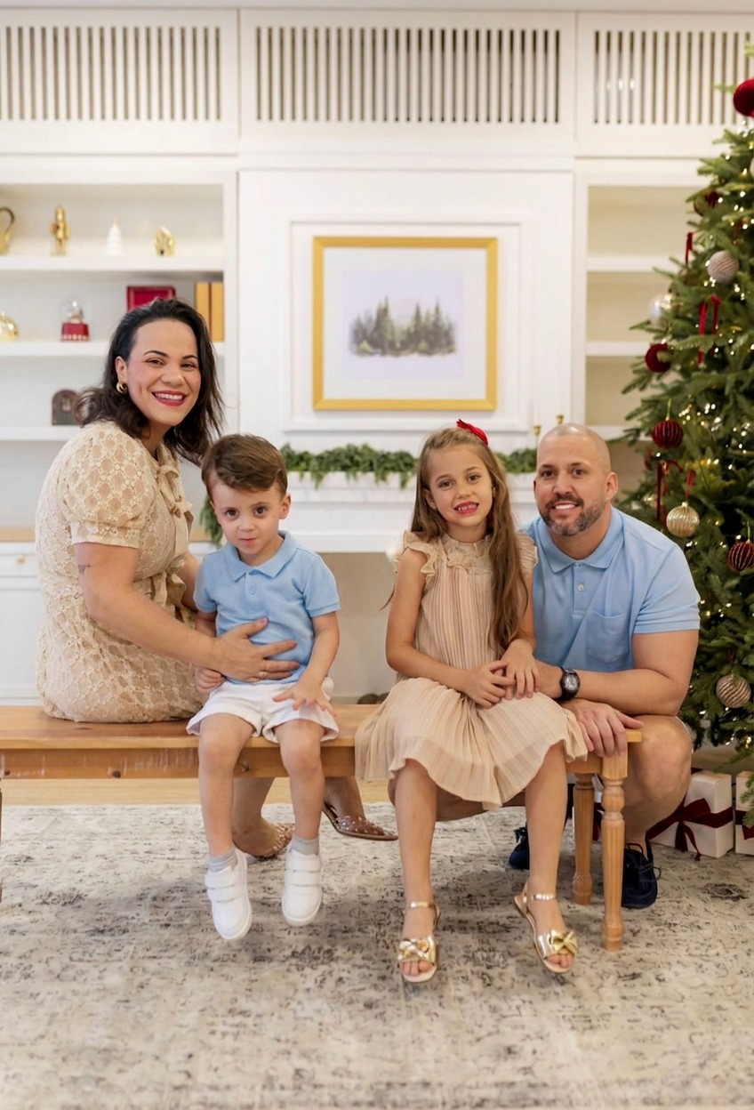 Dra. Bruna Ituassu com sua família